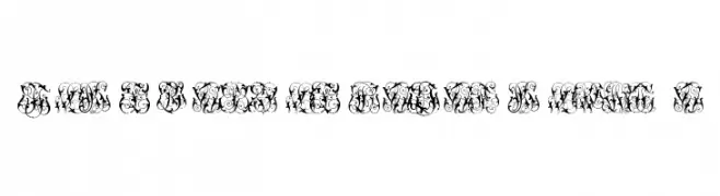 HardtoReadMonogramsTwo  Frei Schriftart Herunterladen