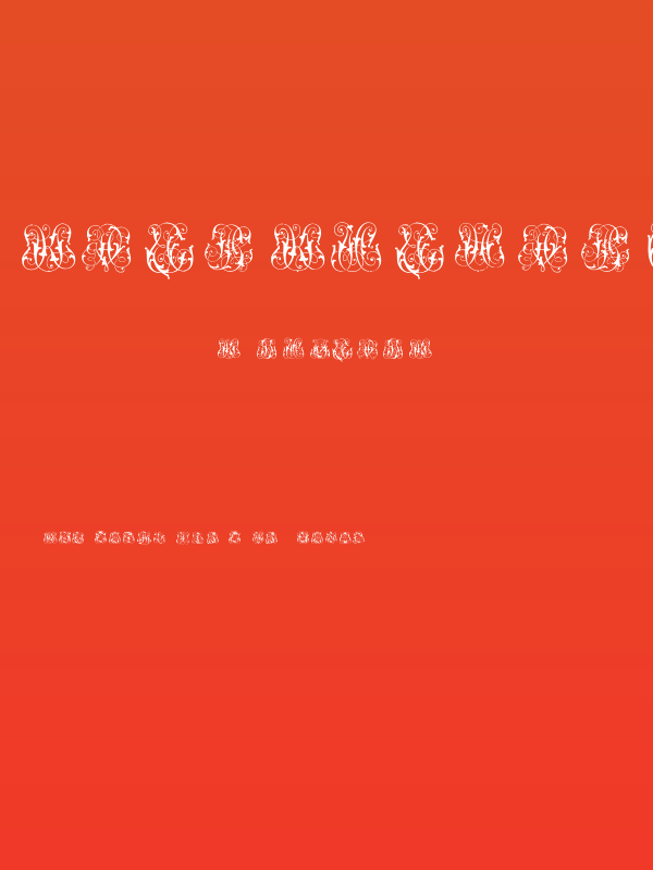 HardtoReadMonograms Poster