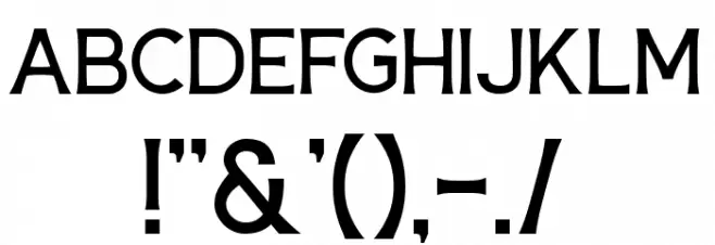 Hardtown DEMO Font OTHER CHARS