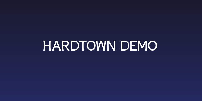 Hardtown DEMO Social Header