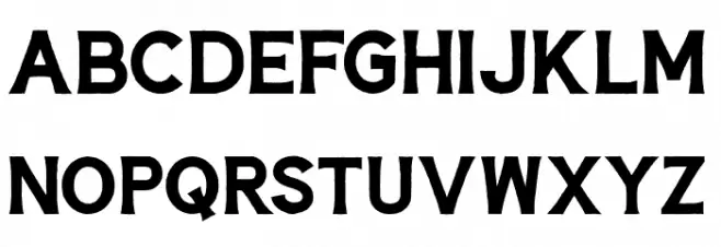 Hardtown Rust DEMO Bold Fonte MAIÚSCULAS