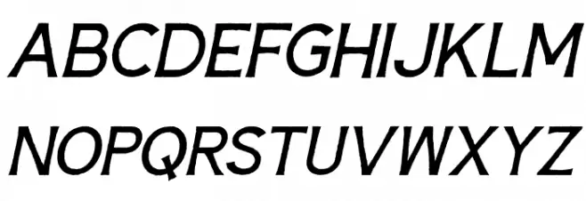 Hardtown Rust DEMO Italic Polices MAJUSCULES