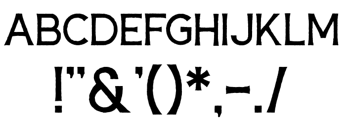 Hardtown Rust DEMO Font OTHER CHARS