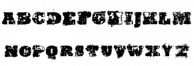 Hardwell Font LOWERCASE