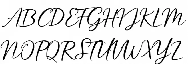 HardwiredScriptFree Schriftart Groß