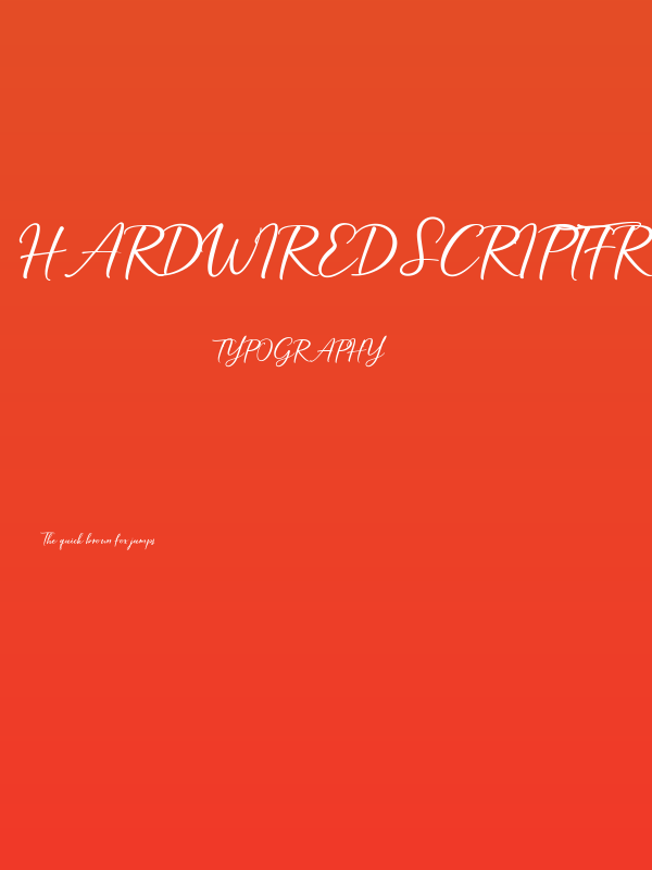 HardwiredScriptFree Poster
