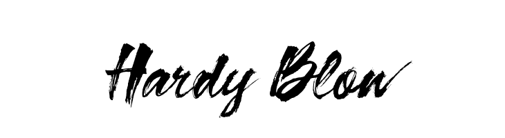 Hardy Blow  font caratteri gratis