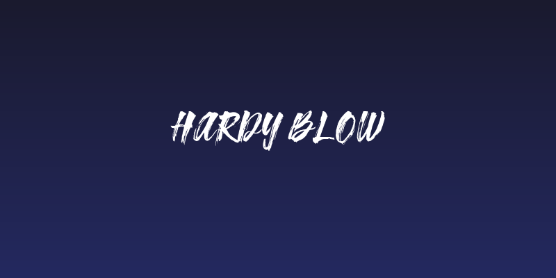 Hardy Blow Social Header