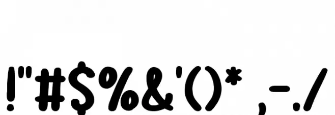 Hardy Mind Font OTHER CHARS