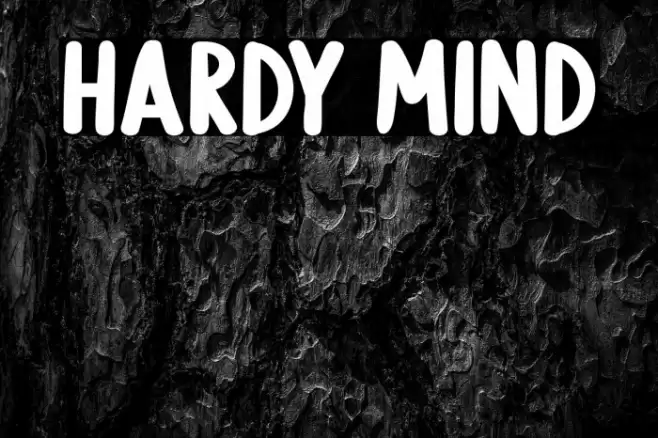Hardy Mind Font examples