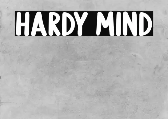 Hardy Mind Font examples