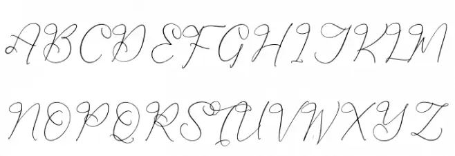 Hardyela Sandert Font Litere mari