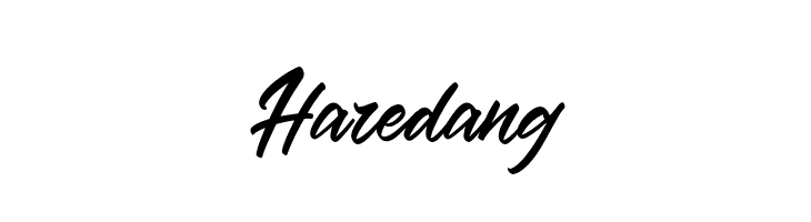 Haredang  Free Fonts Download