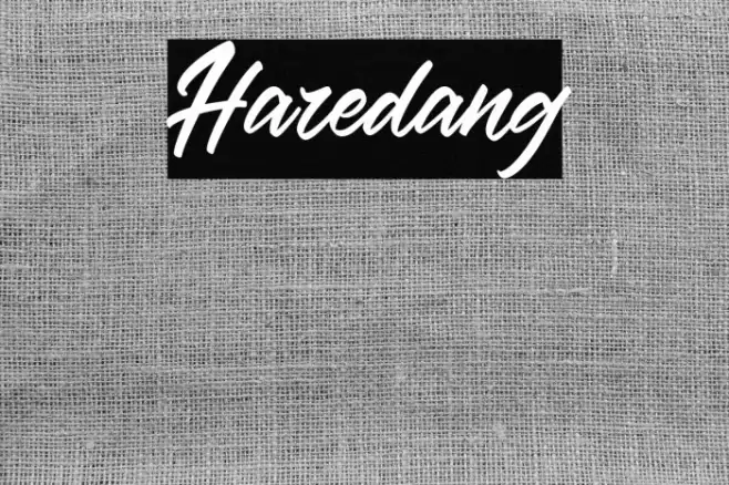 Haredang Font examples