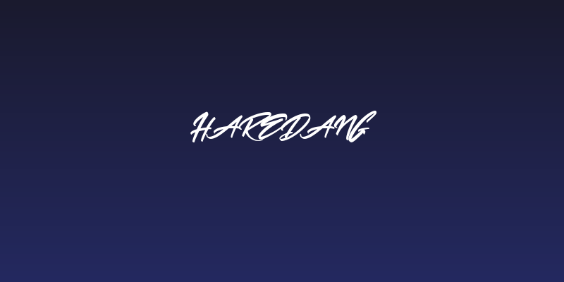 Haredang Social Header
