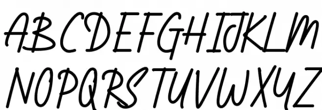 Harella Demo Font UPPERCASE