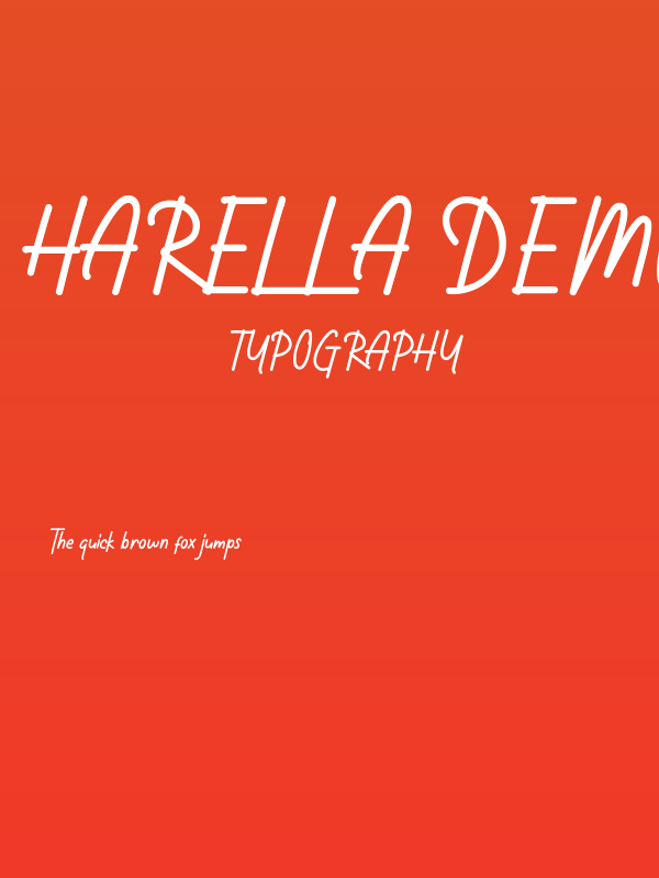 Harella Demo Poster