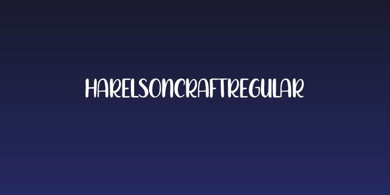 HarelsonCraftRegular Social Header