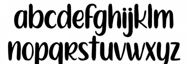 HarelsonCraftRegular Font LOWERCASE