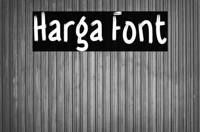 Harga Font examples