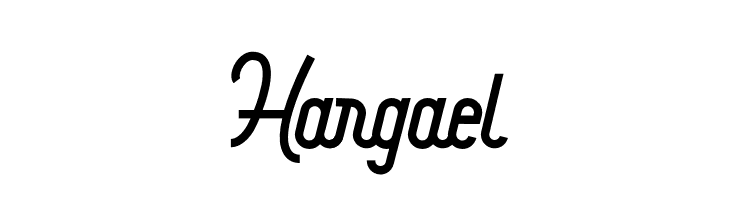 Hargael  नि: शुल्क फ़ॉन्ट्स डाउनलोड