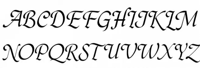 Hargalia 字体 大写