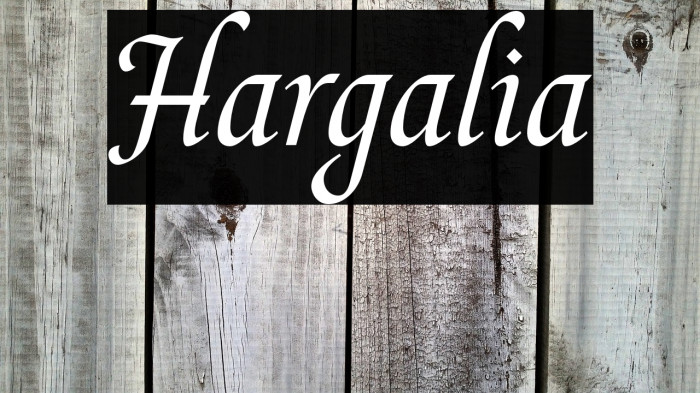 Hargalia Example 3