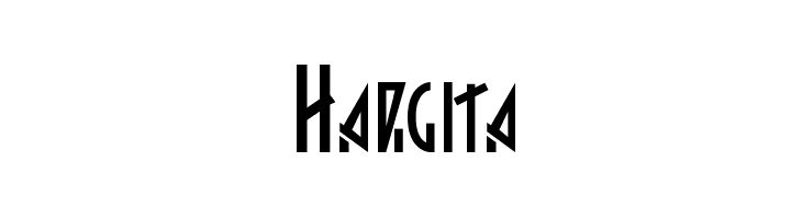 Hargita  Скачать бесплатные шрифты