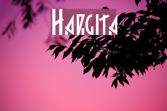 Hargita Font examples