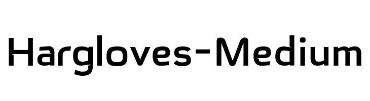 Hargloves-Medium  Descarca Fonturi Gratis