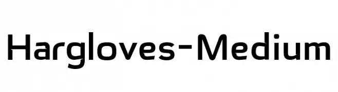Hargloves-Medium  Frei Schriftart Herunterladen
