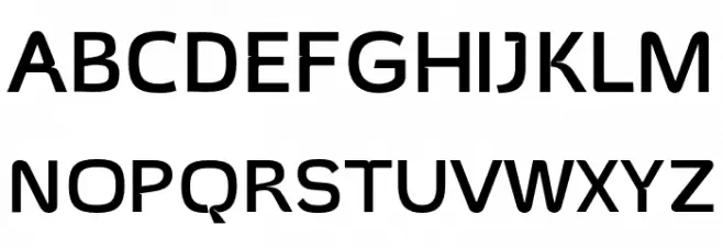 Hargloves-Medium フォント 大文字