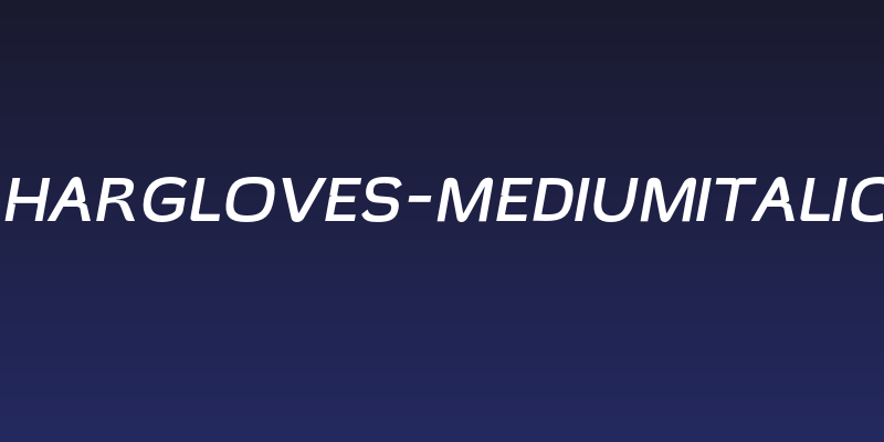 Hargloves-MediumItalic Social Header