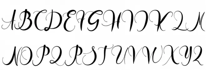 Hargrey Molly FREE Шрифта ВЕРХНИЙ