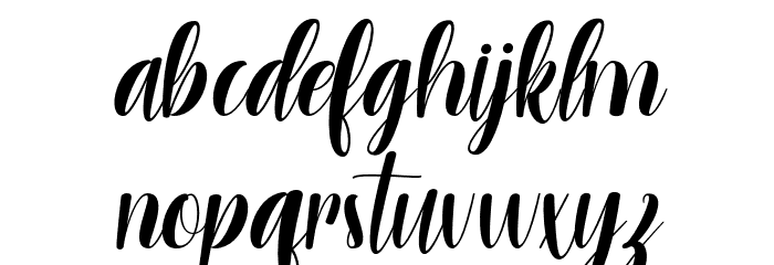 HargreyMollyFREE Font LOWERCASE