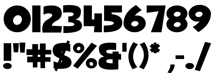 Hargroty Font OTHER CHARS