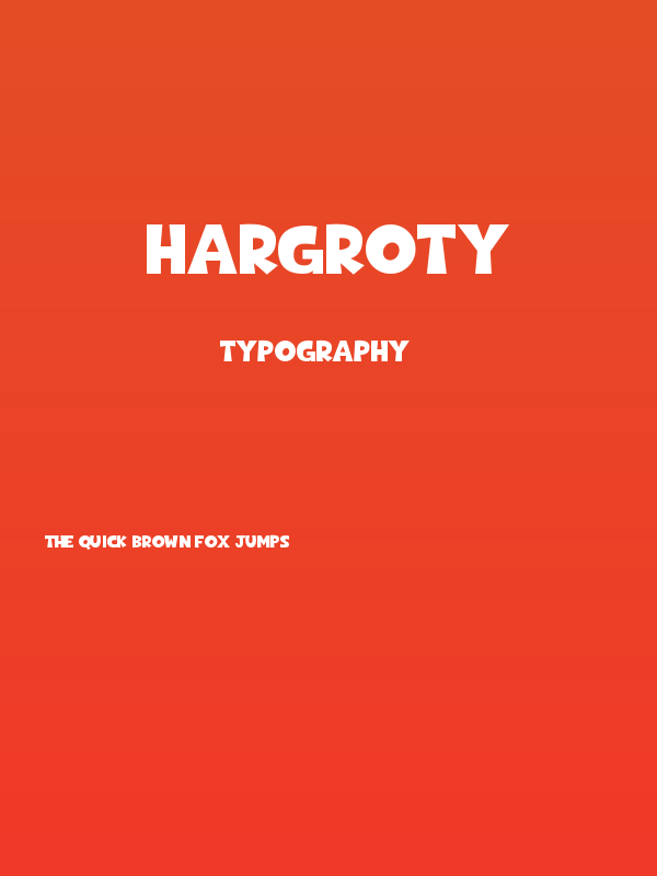 Hargroty Poster