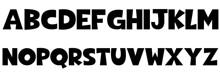 Hargroty Font LOWERCASE