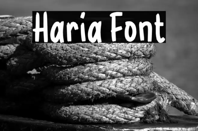 Haria Font examples