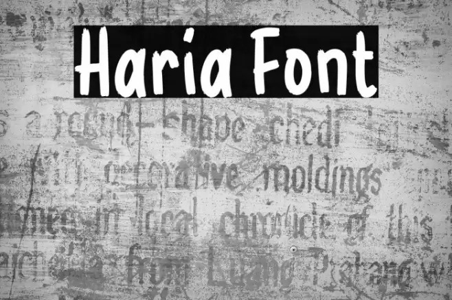 Haria Font examples
