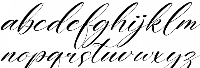 Harietta Bulmer Italic Caratteri MINUSCOLO