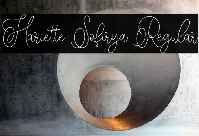 Hariette Sofirya Regular Example 1