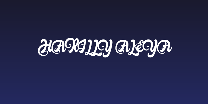 Harilly Aleya Social Header