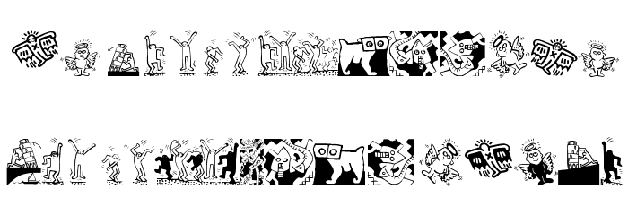 Haringe Font LOWERCASE