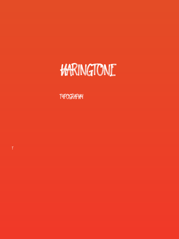 Haringtone Poster