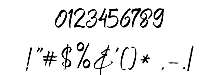 Harista Font OTHER CHARS