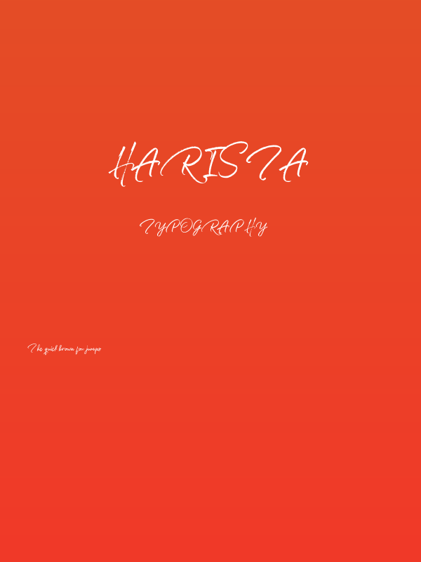 Harista Poster