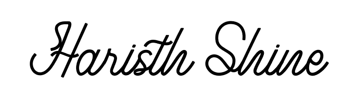 Haristh Shine  font caratteri gratis