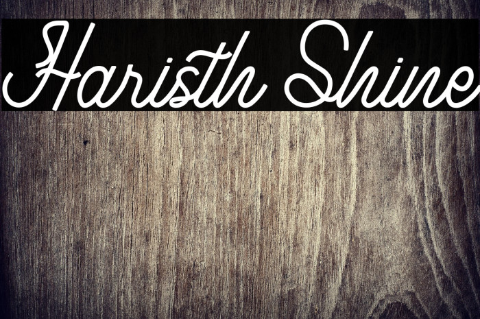 Haristh Shine Example 2