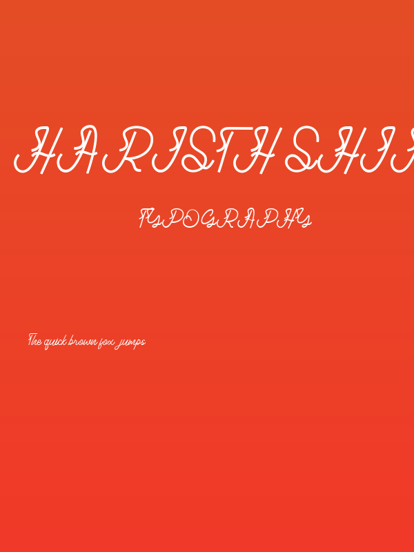 Haristh Shine Poster